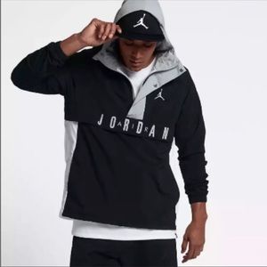 NWT Black and White Air Jordan Windbreaker. Size XL.